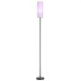 VEVOR Dimmable Floor Lamp, Stepless Adjustable Colors, Modern Standing Lamp with Remote Control, Foot Switch & APP Control, Tall Floor Lamp for Living Room, Bedroom, Office, 9W LED Bulb Included