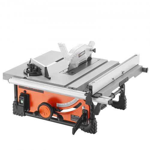 VEVOR 10" Table Saw Electric Cutting Machine 4500RPM 25-in Rip Capacity Woodwork
