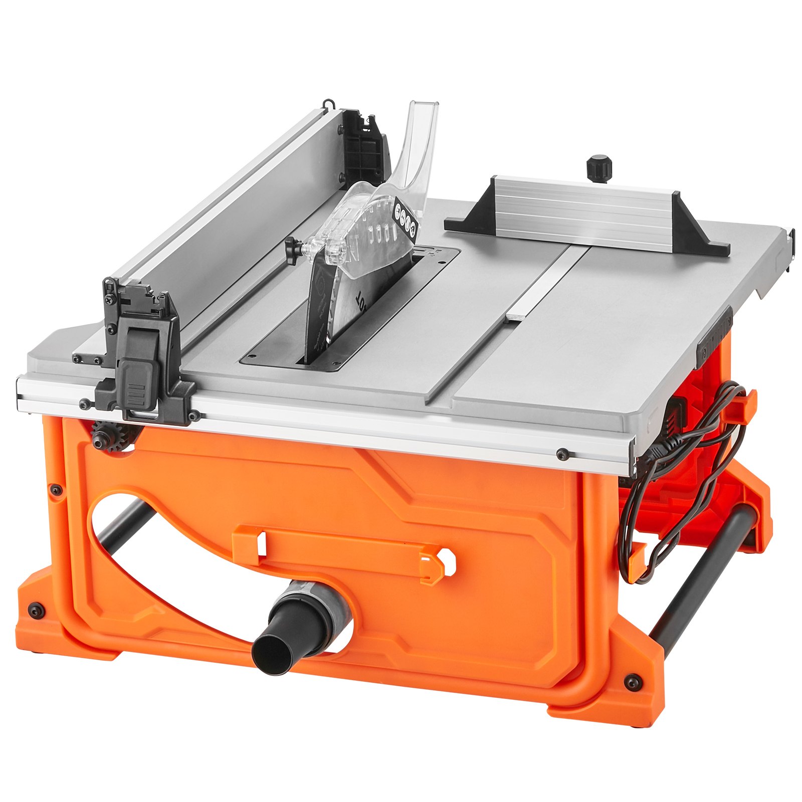 VEVOR 1800 W Table Saw Electric Cutting Machine, 625 mm Cutting Capacity, 4400 RPM, 85 mm 90° Crosscut Saw and 60 mm 45° Bevel Cut for Wood, Carpentry and Indoor/Outdoor Workshop