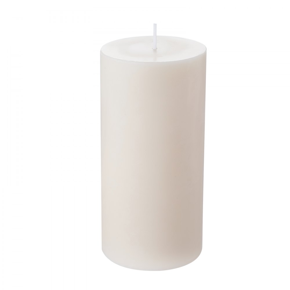 VEVOR 3 Pack White Unscented Pillar Candles, 65 Hours Long Burning Pillar Candle, 3 x 6 Inch Smokeless Unscented Candles, Natural Palm Wax Candles for Home, Weddings, Christmas, White