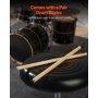 Electric Drum Set Tablet 4 Pads with 163 Sounds Headphone Jack Stereo Speakers