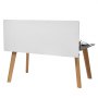 VEVOR Desk Divider Privacy Panel, 1524 x 610 mm Clamp-on Office Desk Partition, PET Cubicle Partition Panel, Workstation Privacy Divider with 2 C-Type Clamps for Office, Sturdy Room, Library