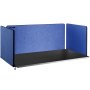 Vevor Desk Divider Desk Privacy Panel 48'' 3 Panels Desktop Partition Navy Blue