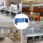 Vevor Desk Divider Desk Panel de privacidad 48'' 3 Paneles Partición de escritorio Azul marino