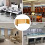 VEVOR Desk Divider 48'' Desk Shield Office Desktop Partition Privacy Screen