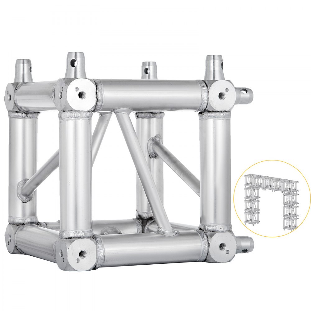 12" Light Stand Truss Square Corner Junction Box 2/6 Way Fits Global Truss F34