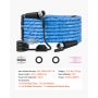 VEVOR 50FT Heated Water Hose for RV Antifreeze to -45°F Drinking Water Hose, 5/8" ID, Corrugated Surface, Built-in Thermostat, Freeze & Leak-Proof, Lead and BPA Free, Fast Heating for RV Camping