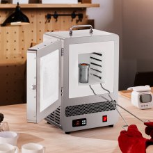 Tabletop Kiln Melter 1500W Electric Kiln 2192℉ Max Temperature Melting Furnace