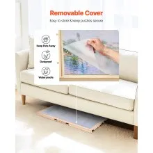 VEVOR 1000 Piece Puzzle Board with Drawer Cover Portable Wooden Jigsaw 74x53cm