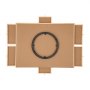 top view of VEVOR puzzle board with multiple slide-out trays and central circular space.