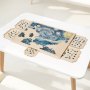 VEVOR 1500 Piece Rotating Puzzle Board with 5 Drawers and Cover, 86x63cm Portable Wooden Table, Jigsaw Puzzle Accessories for Adults, Puzzles Organizer Storage System, Birthday Gift for Mom