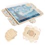 1500 Piece Puzzle Board with Drawer Cover Portable Wooden Jigsaw 34x25 in