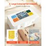 1500 Piece Puzzle Board with Drawer Cover Portable Wooden Jigsaw 34x25 in