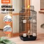 VEVOR Bird Flight Cage 39 in Hanging Metal Parakeet Cage for Cockatiels Parrot