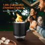 Tabletop Fire Pit 6 inch Stainless Steel Fireplace Indoor Outdoor Black