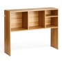 VEVOR Desktop Bookshelf, 1-Tier Wood Desktop Storage Organizer, 37" x 9.4" x 28.7" Office Storage Rack Wood Display Shelf, Desktop Bookshelf Hutch with Anti-Slip Feet Pads, for Office, Home & Dorm
