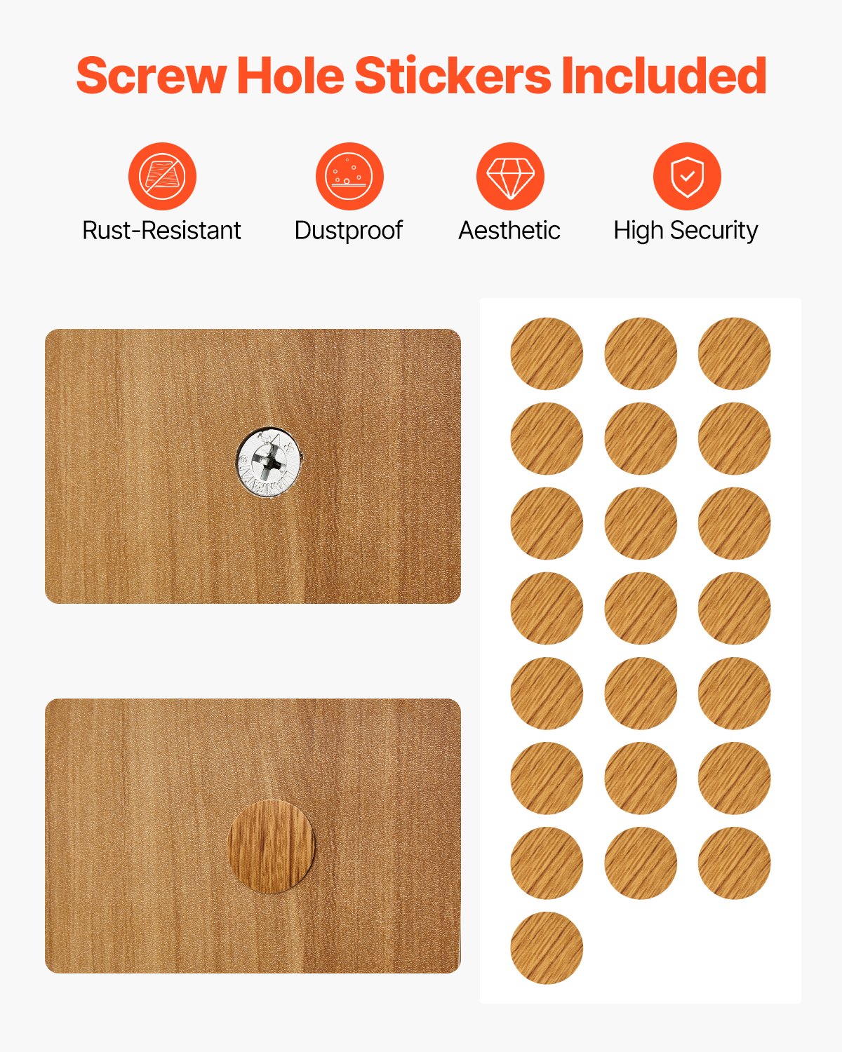 VEVOR Desktop Bookshelf, 3-Tier Wood Desktop Storage Organizer, 94 x 25.4 x 79.2 cm Office Storage Rack Wood Display Shelf, Desktop Bookshelf Hutch with Two Fabric Drawers, for Office, Home & Dorm