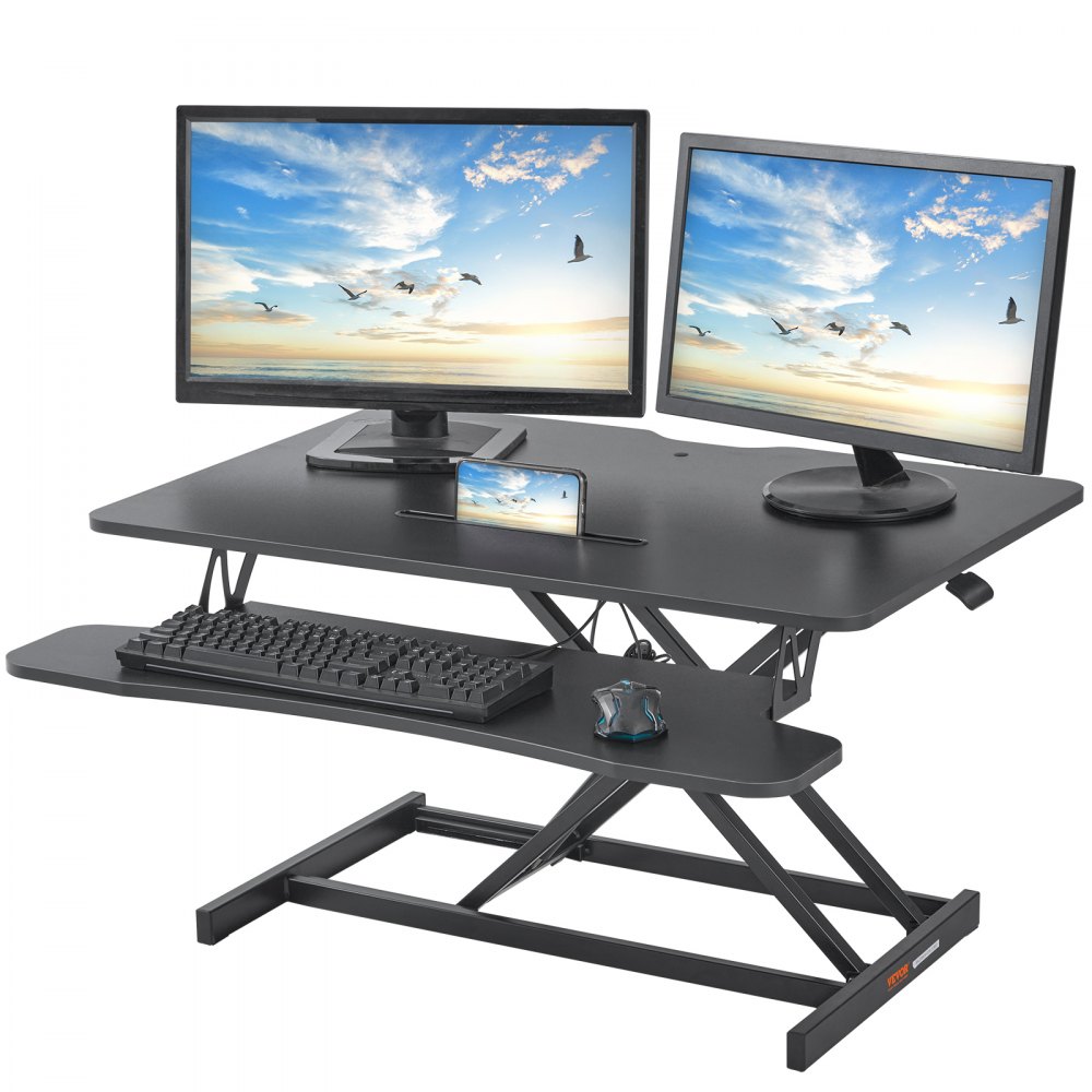 VEVOR VEVOR Standing Desk Converter, Two-Tier Stand up Desk Riser