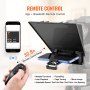 VEVOR Teleprompter, 8" Aluminum Alloy, Desktop Prompter with Adjustable Spectroscope, Remote Control, for YouTube, Twitch, Zoom, Supports DSLR/Webcam/Smartphone, for Video Recording/Live Streaming