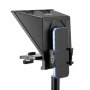 Teleprompter VEVOR de 8" de aleación de aluminio, apuntador de escritorio con espectroscopio ajustable y control remoto, para YouTube, Twitch y Zoom, compatible con DSLR, cámara web y smartphone, para grabación de vídeo y transmisión en directo.