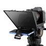 Teleprompter VEVOR de 8" de aleación de aluminio, apuntador de escritorio con espectroscopio ajustable y control remoto, para YouTube, Twitch y Zoom, compatible con DSLR, cámara web y smartphone, para grabación de vídeo y transmisión en directo.