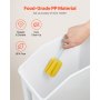 4.5Gal/20Lx2 Large Ingredient Storage Container Airtight Kitchen Flour Bin