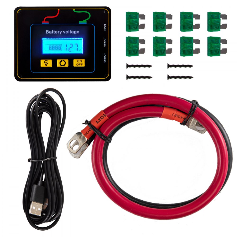 VEVOR Power Inverter 2000W Modified Sine Wave Inverter DC 12V to AC 240V Car Converter with LCD Display Remote Controller LED Indicators AC Outlets Power Inverter for Car RV Truck Boat Travel Camping