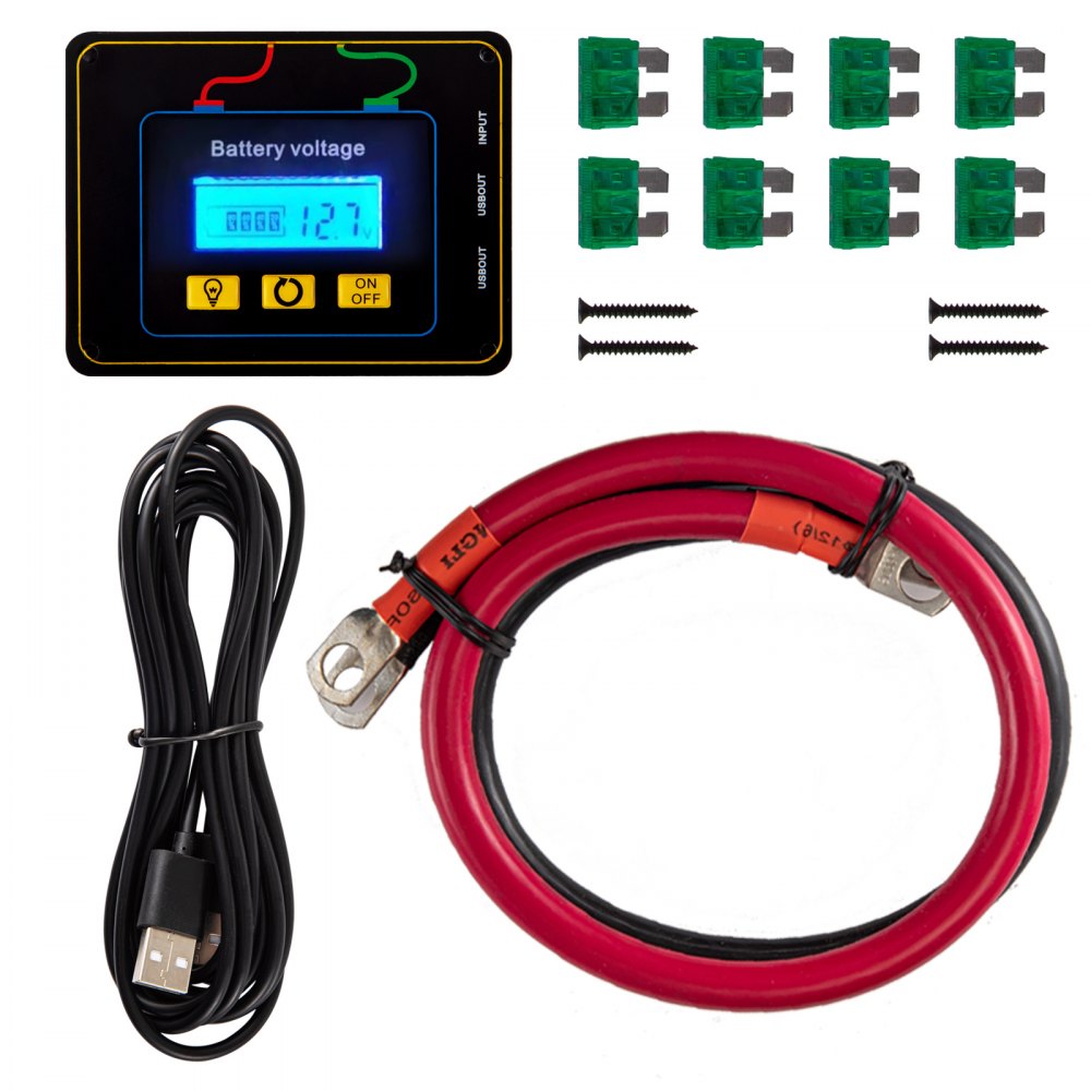 VEVOR Power Inverter 2000W Modified Sine Wave Inverter DC 12V to AC 240V Car Converter with LCD Display Remote Controller LED Indicators AC Outlets Power Inverter for Car RV Truck Boat Travel Camping