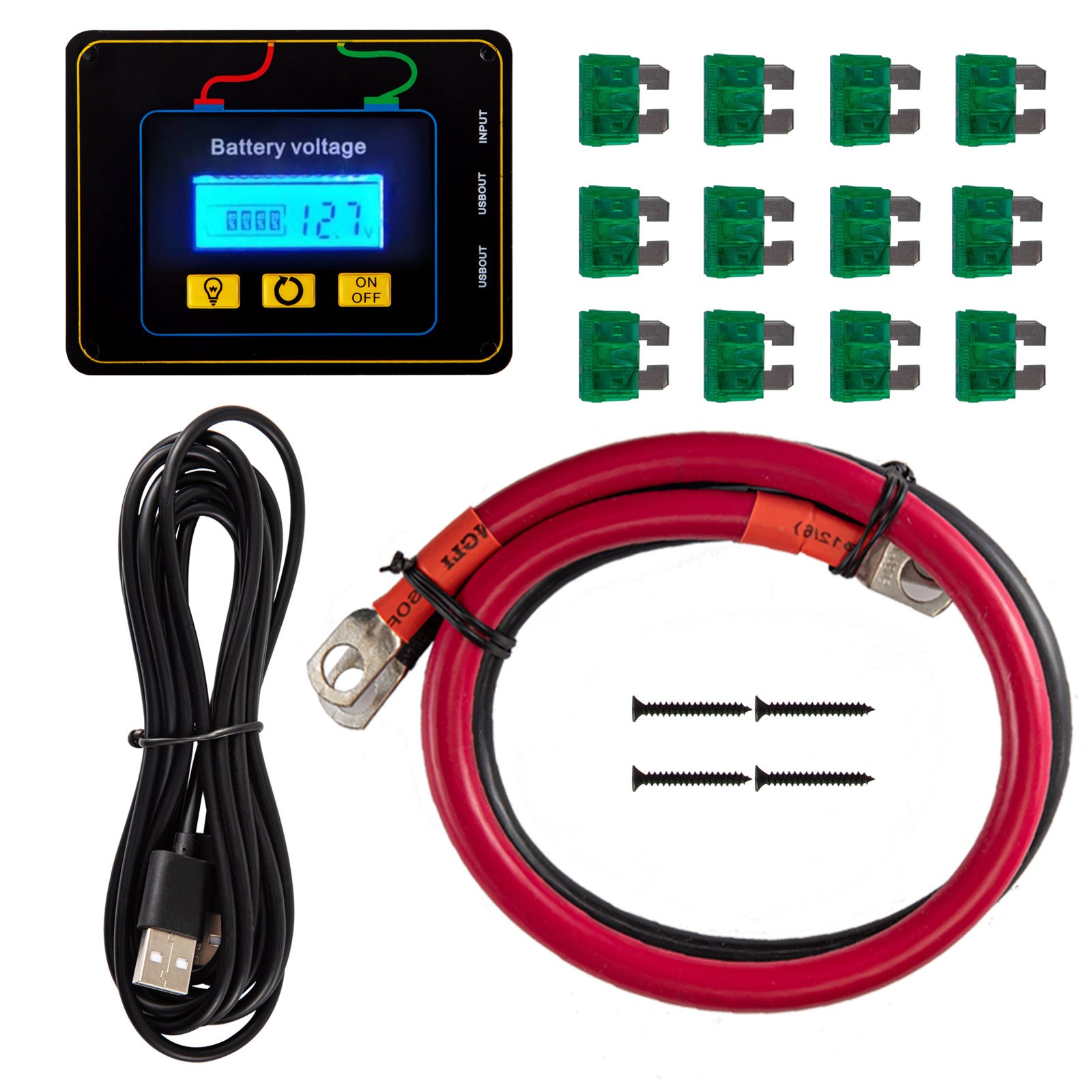 VEVOR Power Inverter 3000W Modified Sine Wave Inverter DC 12V to AC 240V Car Converter with LCD Display Remote Controller LED Indicators AC Outlets Power Inverter for Car RV Truck Boat Travel Camping