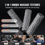 VEVOR Vibrating Foam Roller 5 Intensities & 3 Frequencies Electric Foam Roller