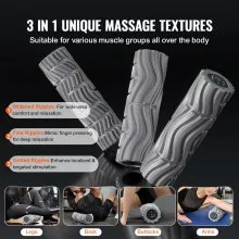 VEVOR Vibrating Foam Roller 5 Intensities & 3 Frequencies Electric Foam Roller