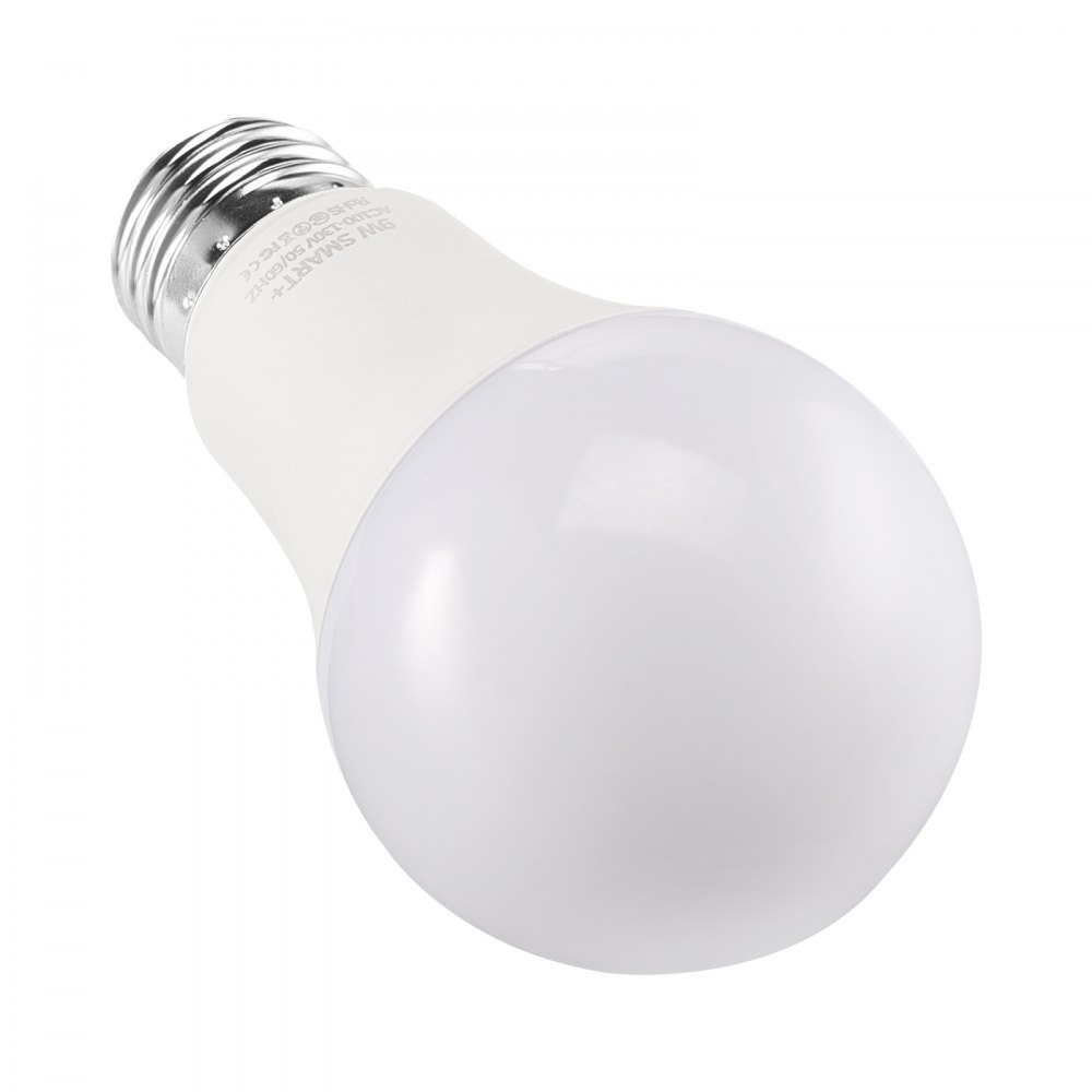 VEVOR Smart Light Bulbs, A19 E26 Smart Bulb That Work with Alexa & Google Assistant, WIFI & Bluetooth LED Light Bulbs with RGB Color Changing, 44 Preset Scenes, Music Sync, No Hub Required, 4 Pack