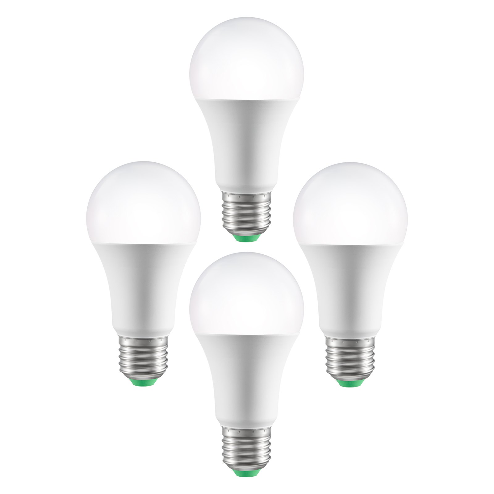 VEVOR Smart Light Bulbs, 4-Pack, 9W Multicolor LED Bulbs, 800 Lumens with Smart Control Compatibility for Vera, Google Assistant, Amazon Alexa, iOS, Android, RGB Color Changing