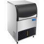 VEVOR Commercial Ice Maker Machine, WiFi Control 265LBS/24H 121LBS Large Storage Ice Machine with Upgraded LCD Panel, SECOP Compressor, Air-Cooled, Include 2 Water Filters, Water Drain Pump, 2 Scoops
