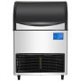 VEVOR Commercial Ice Maker Machine, WiFi Control 265LBS/24H 121LBS Large Storage Ice Machine with Upgraded LCD Panel, SECOP Compressor, Air-Cooled, Include 2 Water Filters, Water Drain Pump, 2 Scoops