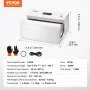 VEVOR Auto Tumbler Heat Press Machine, Mug Heat Press for 11-30oz Sublimation Tumblers, Heat Up Fast and Even, Tumbler Press with Tape and Glove, Temp and Time Setting, for Tumblers, Cups, Mugs, White