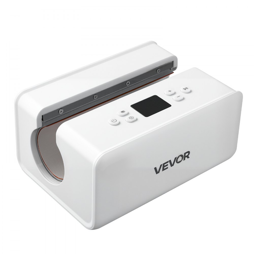 VEVOR Auto Tumbler Heat Press Machine 176 lbs Pressure Mug Heat Press White, for 11/20/30 oz Sublimation Tumblers, Cups, Glasses, Mugs, Fast Even Heating, Temp & Time Setting, 3 Preset Modes, Low-Noise
