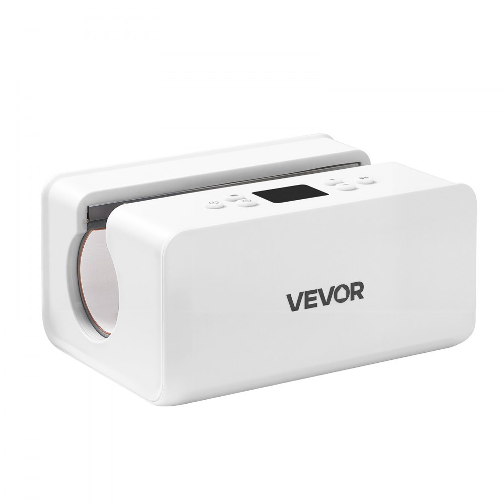 VEVOR Auto Tumbler Heat Press Machine 176 lbs Pressure Mug Heat Press White, for 11/20/30 oz Sublimation Tumblers, Cups, Glasses, Mugs, Fast Even Heating, Temp & Time Setting, 3 Preset Modes, Low-Noise