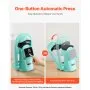 Auto Hat Heat Press Machine with 2pcs Interchangeable Platens Touchscreen Green