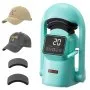 Auto Hat Heat Press Machine with 2pcs Interchangeable Platens Touchscreen Green