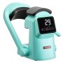 Máquina de prensado térmico VEVOR Auto Hat, con 2 placas intercambiables, apertura y liberación automáticas, pantalla táctil para control preciso de tiempo y temperatura, impresión por transferencia térmica para gorras y sombreros, color verde.