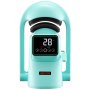 Máquina de prensado térmico VEVOR Auto Hat, con 2 placas intercambiables, apertura y liberación automáticas, pantalla táctil para control preciso de tiempo y temperatura, impresión por transferencia térmica para gorras y sombreros, color verde.
