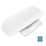 Cântar pentru bebeluși VEVOR, cântar inteligent Bluetooth pentru sugari, cântar digital 2 în 1 pentru cântărire cu tavă detașabilă, funcție de menținere și tară, 5 unități pentru copii mici, animale de companie, capacitate de 66 lbs (3 baterii incluse)