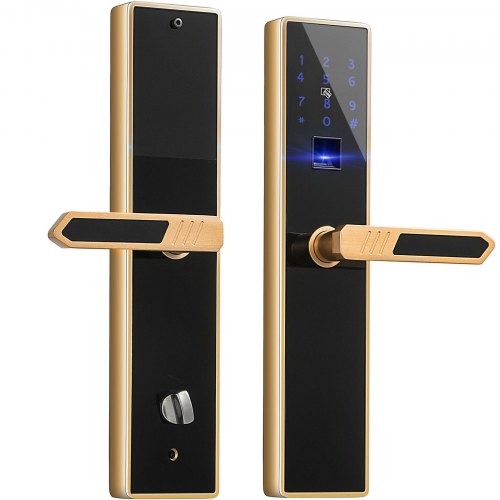 4 In1 Digital Smart Door Lock Security Anti-theft Reversible Handle Durable High Sensitive