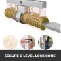 4 In 1 Digital Smart Door Lock Fingerprint Electronic Security Entry Auto Lock