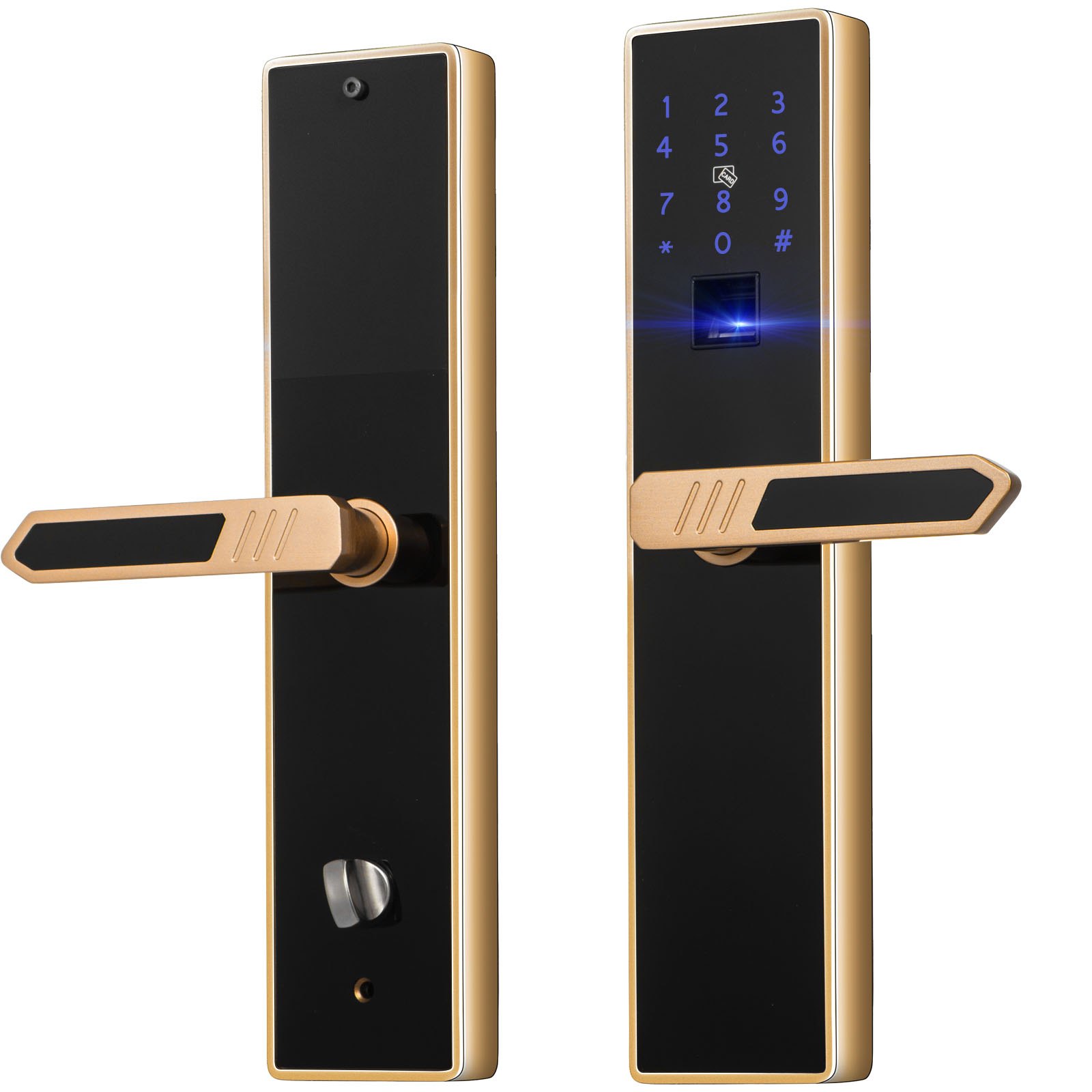 4 In1 Digital Smart Door Lock Security Anti-theft Reversible Handle Durable High Sensitive