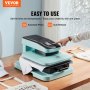 VEVOR Auto Heat Press Machine for T Shirts, 15 x 15 in Heating Panel with Auto Release, Heats Up Fast and Distribute Heat Evenly, Sublimation Heat Press for Heat Press Transfers Projects