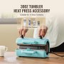 VEVOR Auto Heat Press Machine Kit Tumbler Press 2-i-1, 15 x 15 in Smart T-Shirt Press Machine med Auto Release, Tumbler Press Machine for 11-30 oz Tumblers, for sublimeringsvarmeoverføringsprosjekter