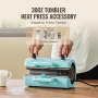 VEVOR Auto Heat Press Machine Kit Tumbler Press 2-in-1, 15 x 15 in Smart T Shirt Press Machine with Auto Release, Tumbler Press Machine for 11-30 oz Tumblers, for Sublimation Heat Transfers Projects