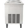 VEVOR Commercial Ice Roll Maker, Two 17.7" Round Pans Stir-Fried Ice Roll Machine, 1800W Stainless Steel Ice Cream Roll Machine for Yogurt Cream Machine for Bars Cafés Dessert Shops